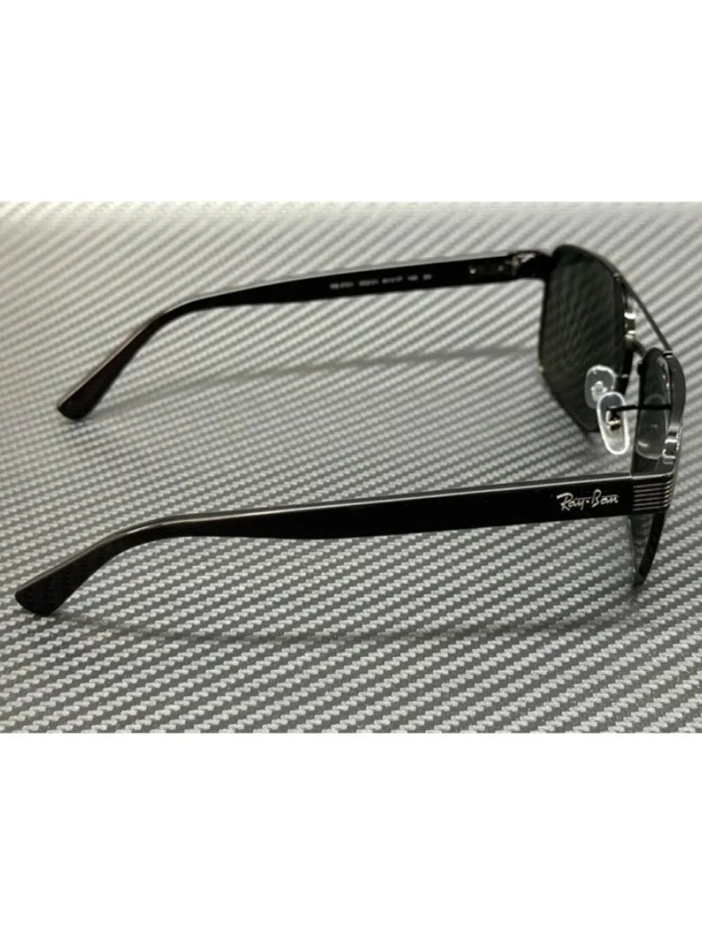New Ray-Ban Men Black Sunglasses 58-17-145